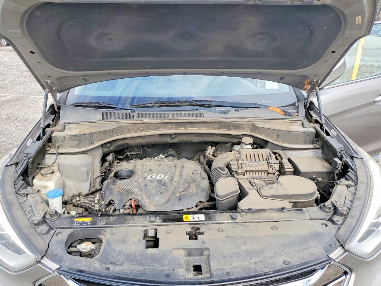 2014 Hyundai Santa Fe Sport 2.4l Gray vin: 5XYZU3LB3EG219174