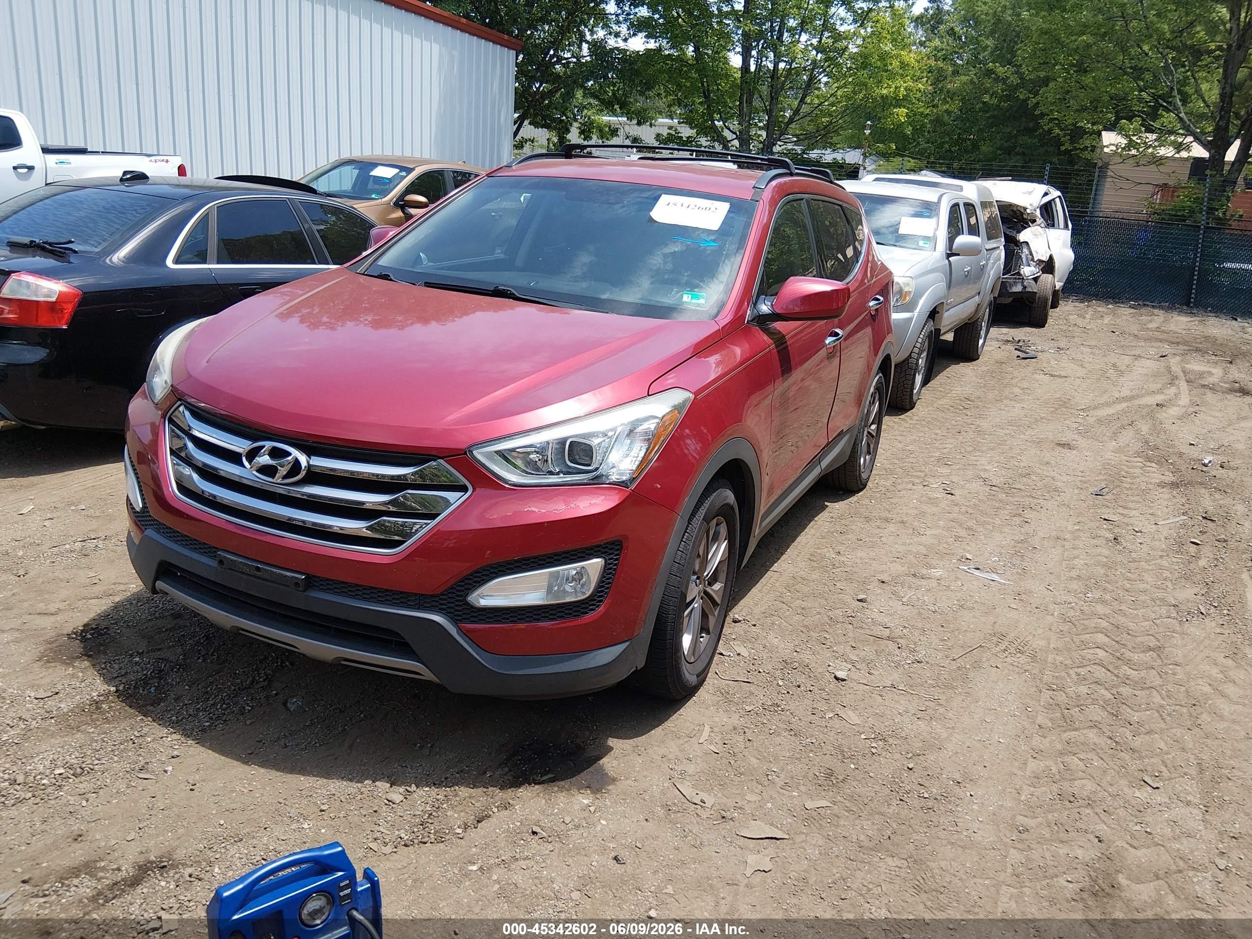 2015 Hyundai Santa Fe Sport 2.4l Красный vin: 5XYZU3LB3FG263368