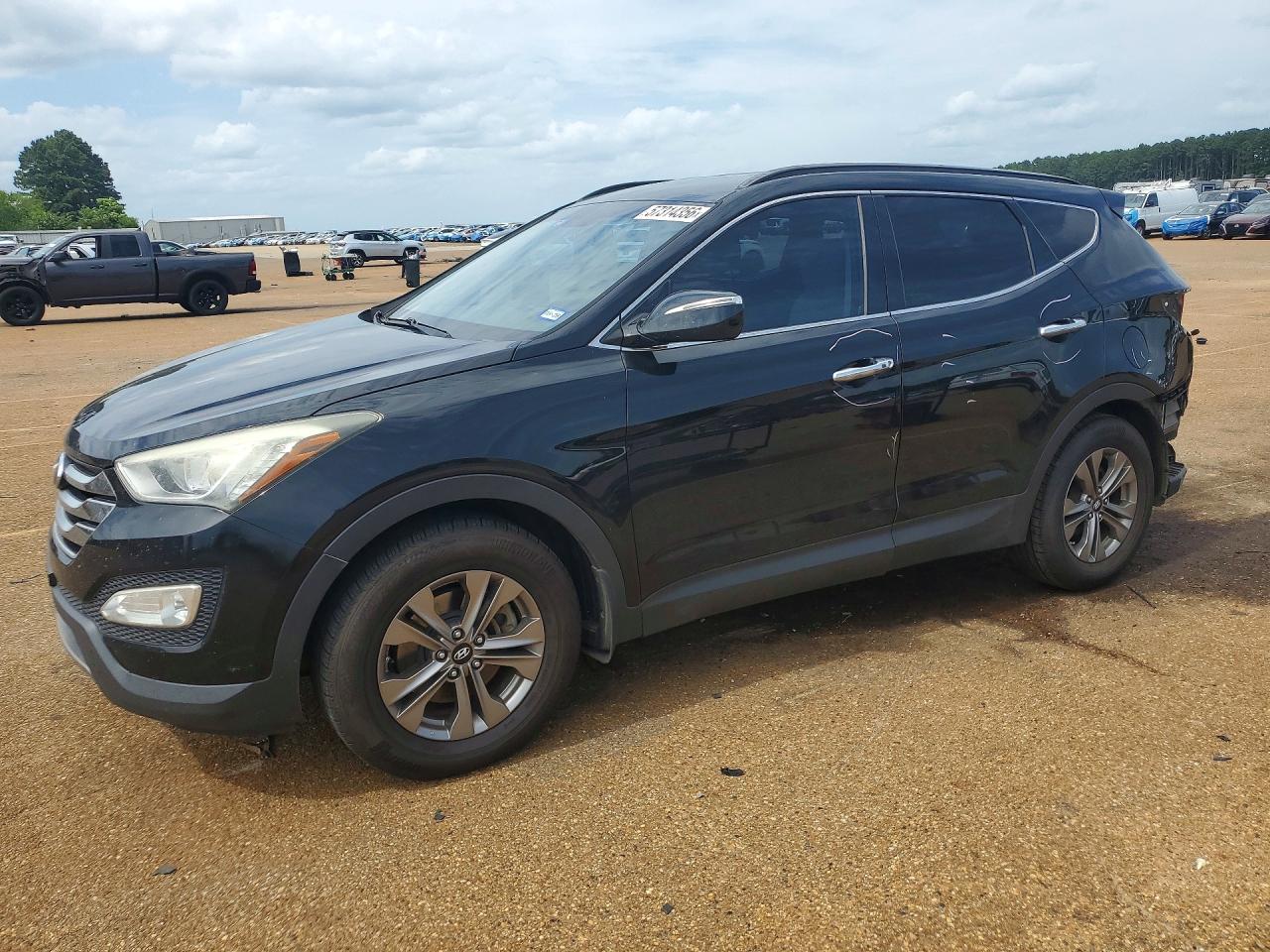 2015 Hyundai Santa Fe Sport 2.4l Black vin: 5XYZU3LB3FG276458