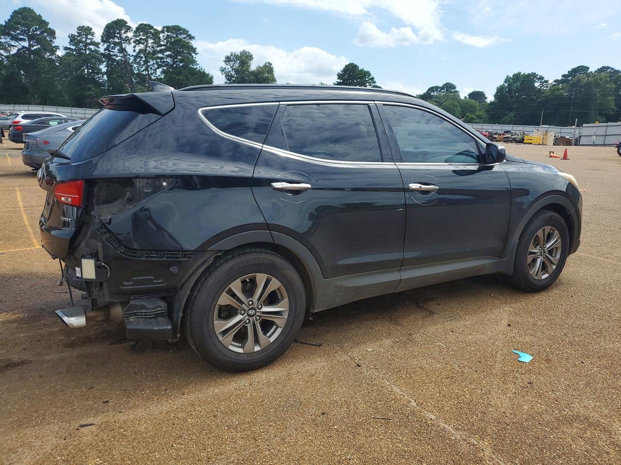 2015 Hyundai Santa Fe Sport 2.4l Black vin: 5XYZU3LB3FG276458