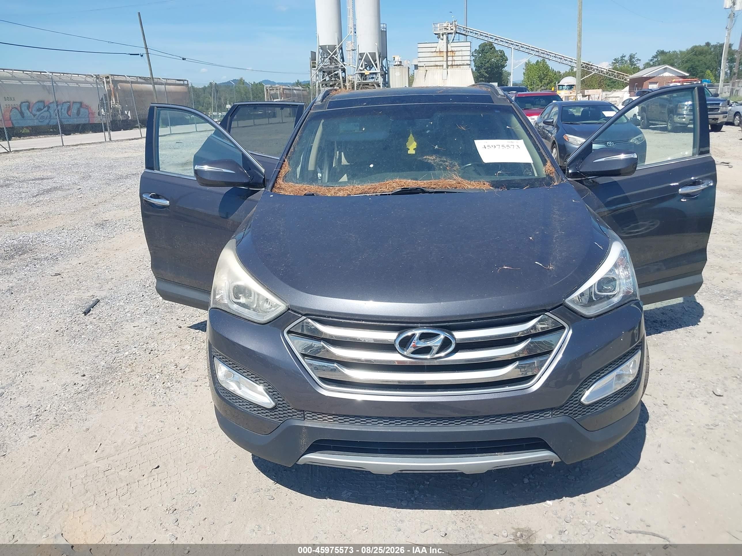 2015 Hyundai Santa Fe Sport 2.4l Gray vin: 5XYZU3LB3FG293115