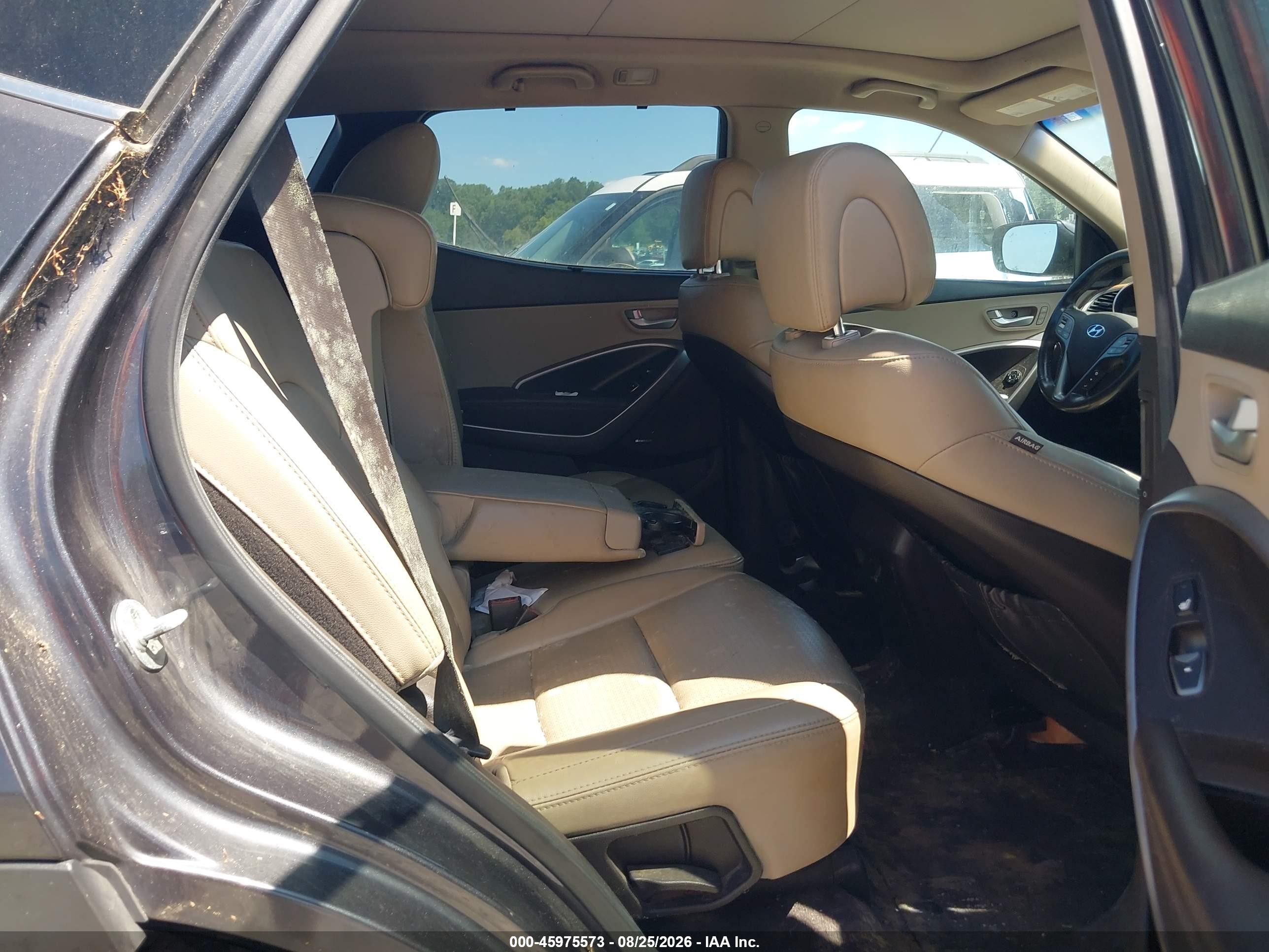 2015 Hyundai Santa Fe Sport 2.4l Gray vin: 5XYZU3LB3FG293115