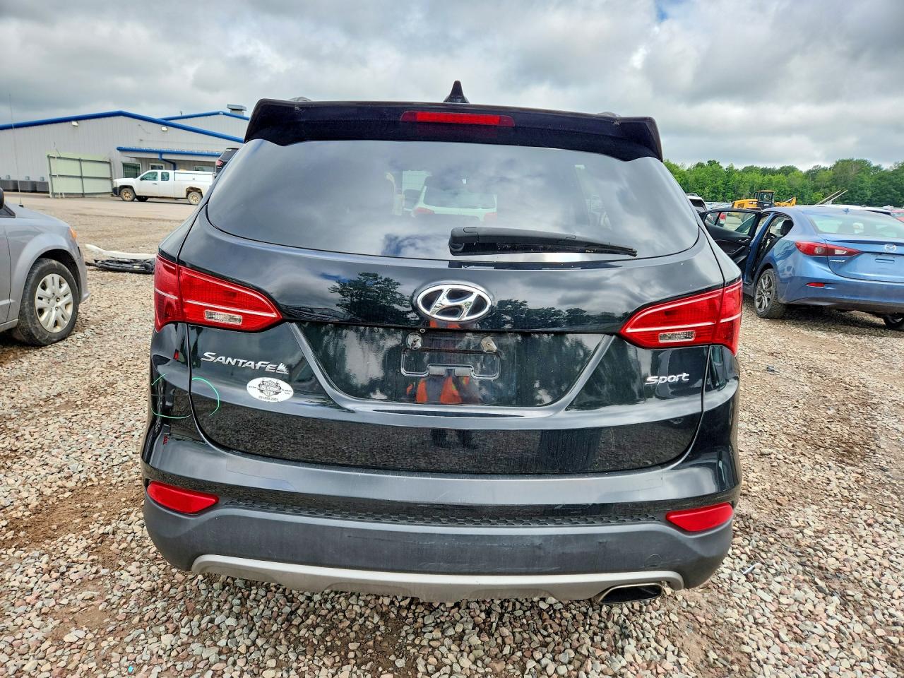 2015 Hyundai Santa Fe Sport 2.4l Black vin: 5XYZU3LB3FG299822