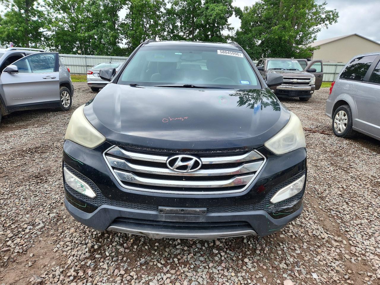 2015 Hyundai Santa Fe Sport 2.4l Black vin: 5XYZU3LB3FG299822