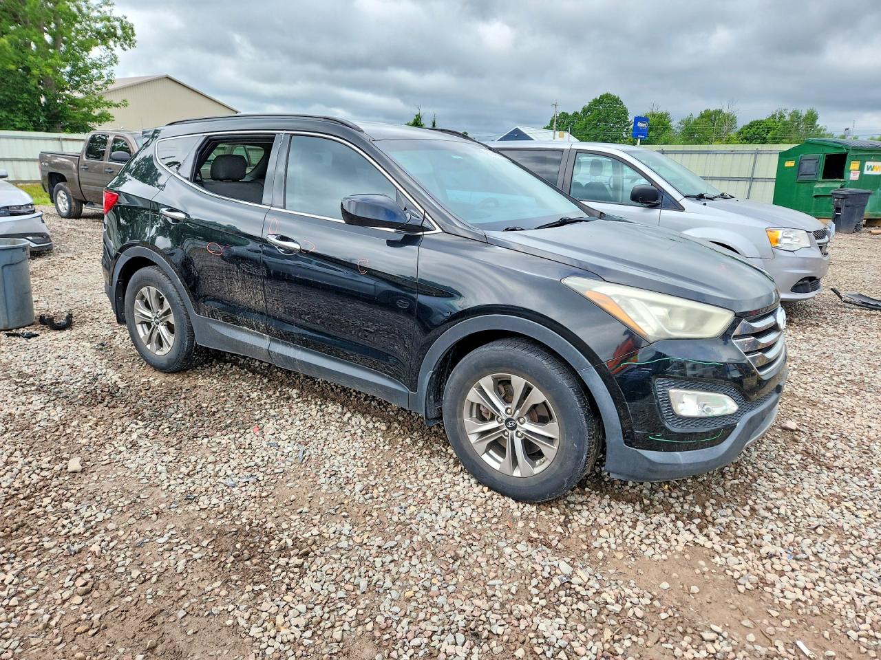 2015 Hyundai Santa Fe Sport 2.4l Black vin: 5XYZU3LB3FG299822