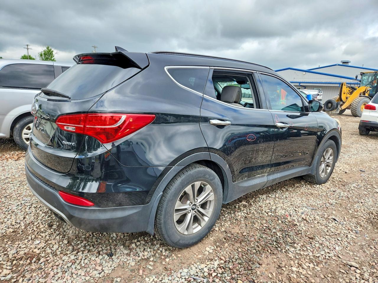 2015 Hyundai Santa Fe Sport 2.4l Black vin: 5XYZU3LB3FG299822