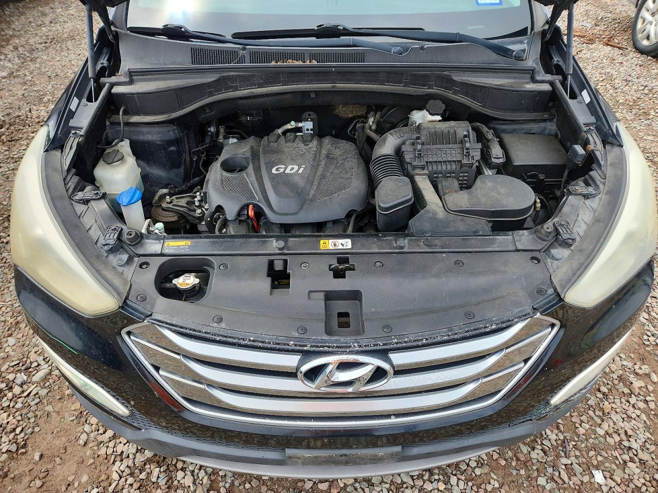 2015 Hyundai Santa Fe Sport 2.4l Black vin: 5XYZU3LB3FG299822