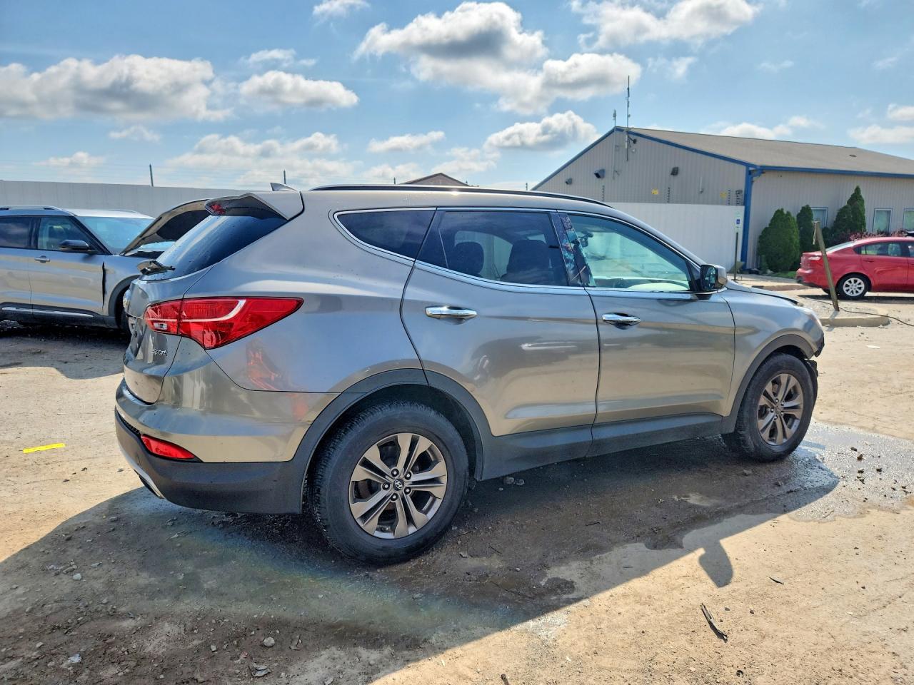 2013 Hyundai Santa Fe Sport 2.4l Gray vin: 5XYZU3LB4DG002554