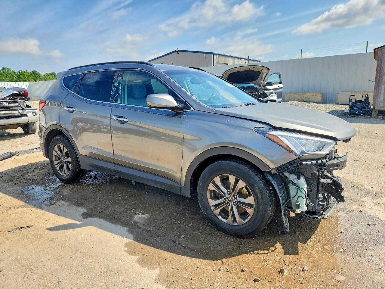 2013 Hyundai Santa Fe Sport 2.4l Gray vin: 5XYZU3LB4DG002554