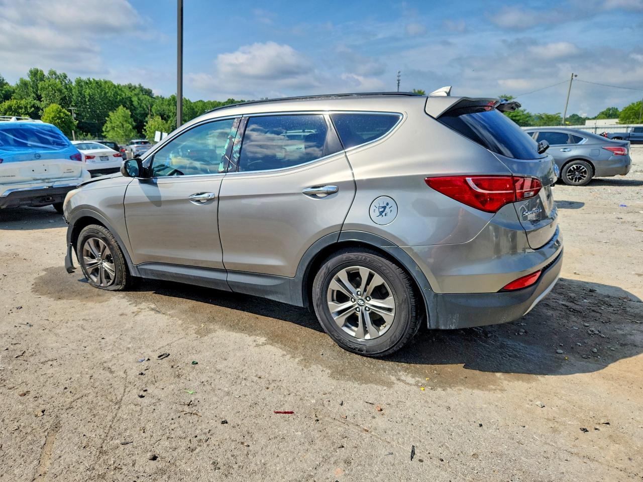 2013 Hyundai Santa Fe Sport 2.4l Gray vin: 5XYZU3LB4DG002554