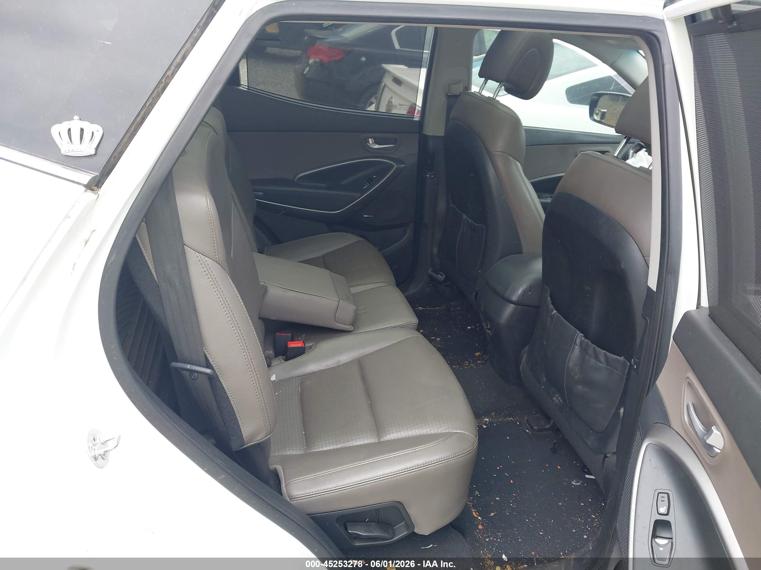 2013 Hyundai Santa Fe Sport Белый vin: 5XYZU3LB4DG007897