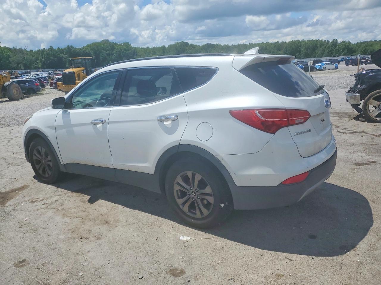 2013 Hyundai Santa Fe Sport 2.4l White vin: 5XYZU3LB4DG009908