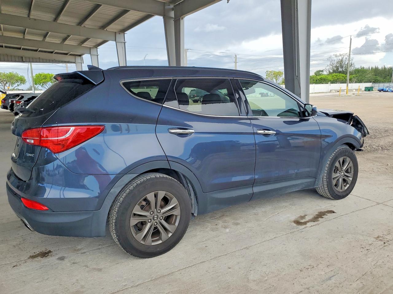 2013 Hyundai Santa Fe Sport 2.4l Синий vin: 5XYZU3LB4DG015630