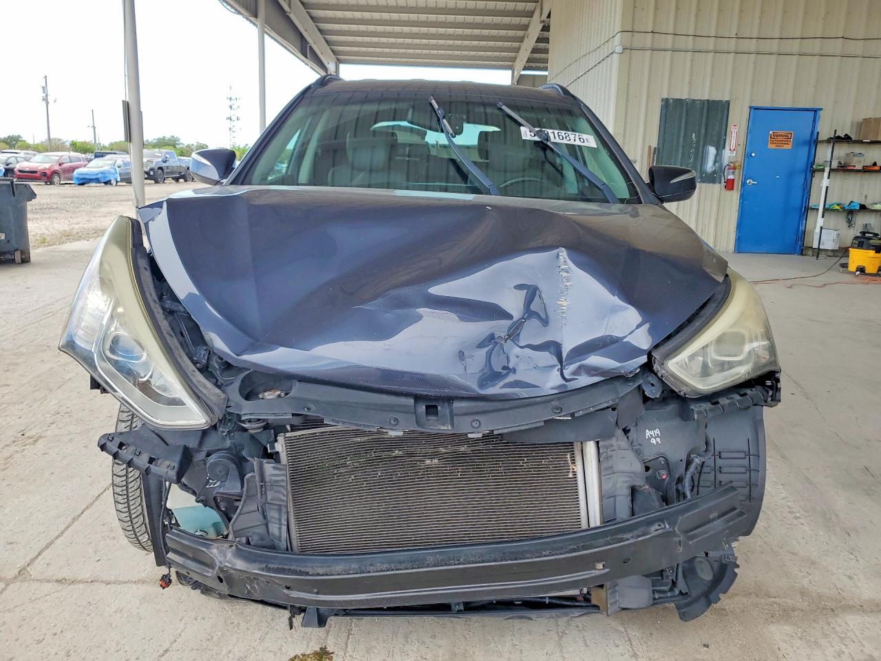 2013 Hyundai Santa Fe Sport 2.4l Синий vin: 5XYZU3LB4DG015630