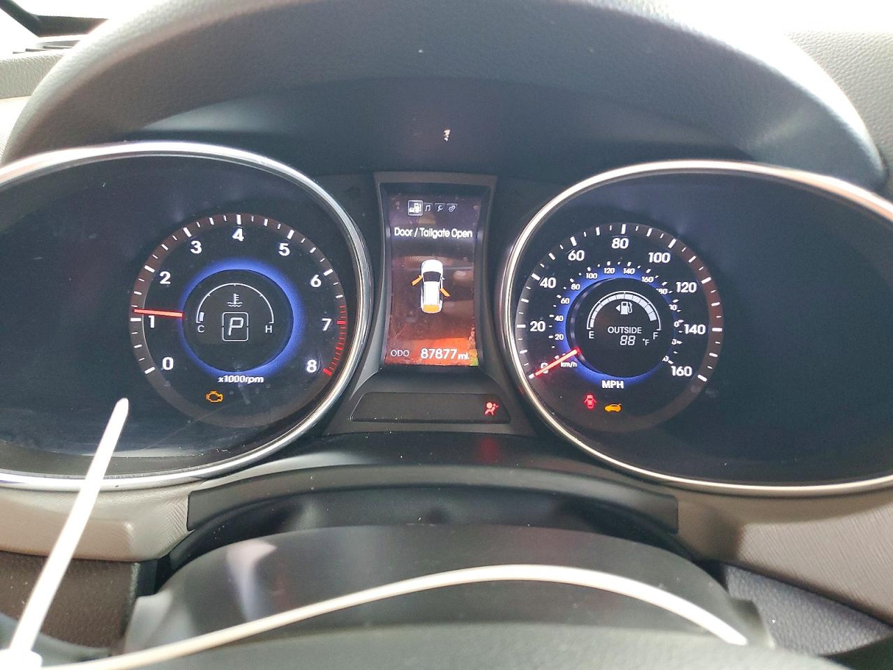 2013 Hyundai Santa Fe Sport 2.4l Синий vin: 5XYZU3LB4DG015630