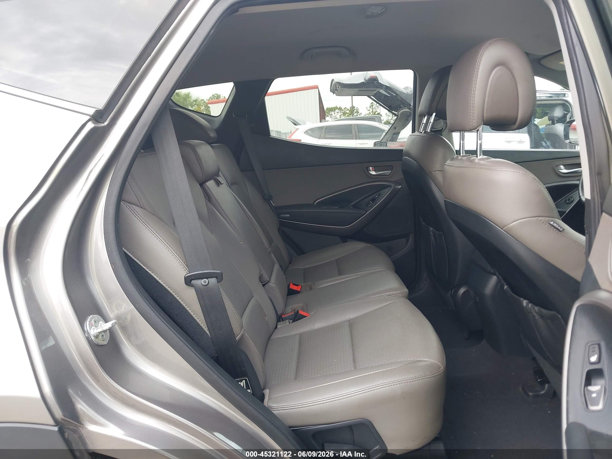 2013 Hyundai Santa Fe Sport Серый vin: 5XYZU3LB4DG096015