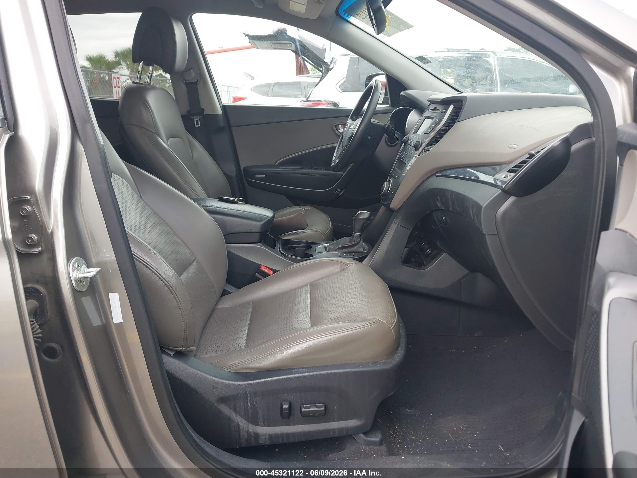 2013 Hyundai Santa Fe Sport Серый vin: 5XYZU3LB4DG096015