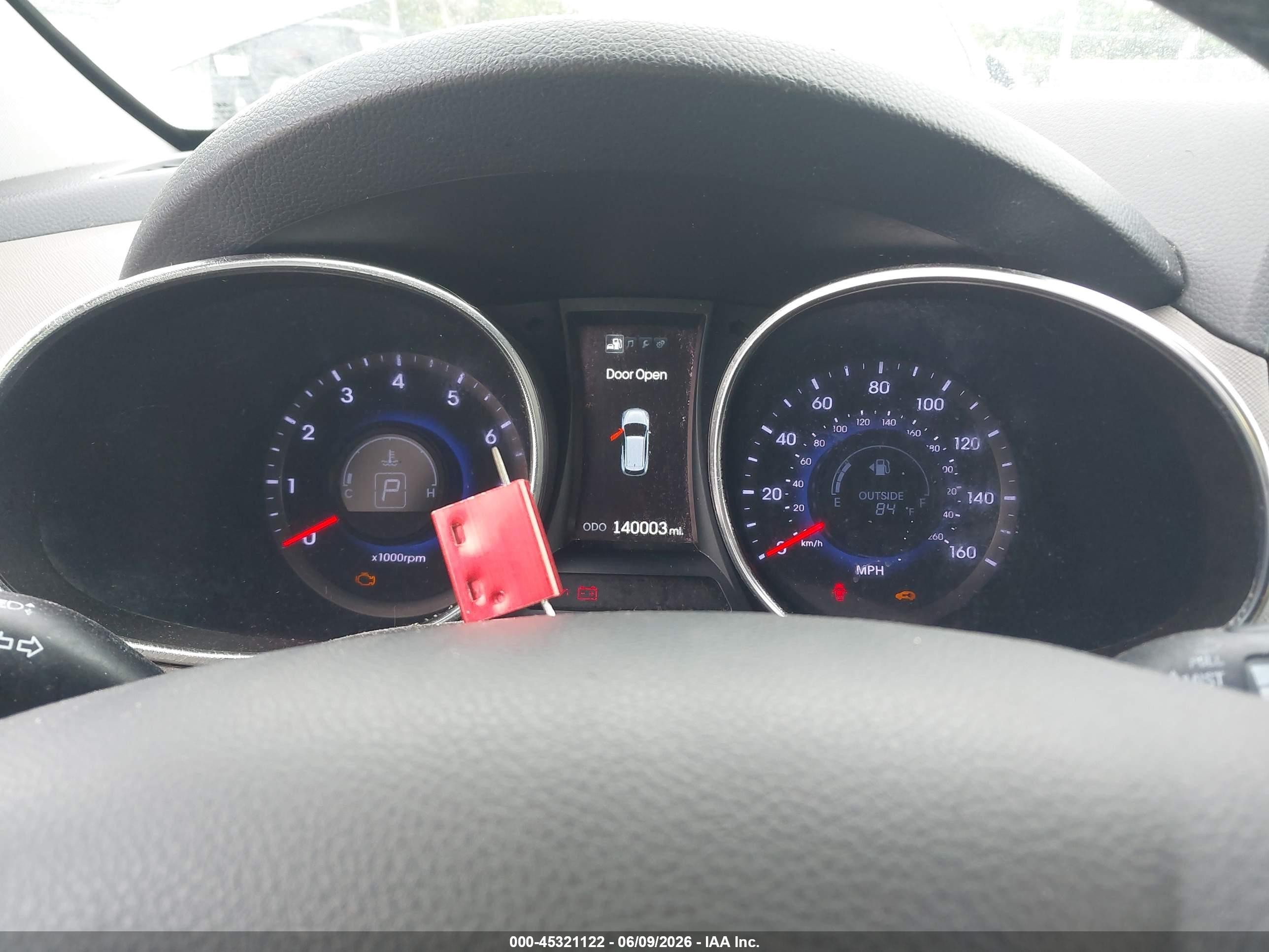 2013 Hyundai Santa Fe Sport Серый vin: 5XYZU3LB4DG096015