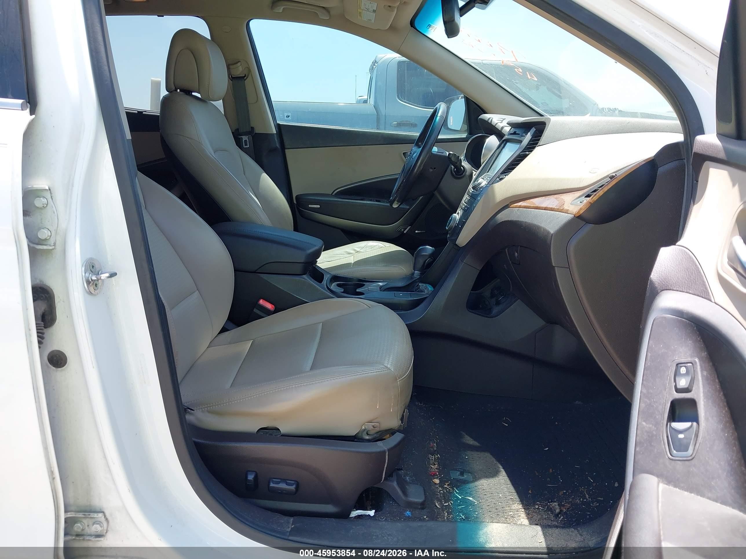 2013 Hyundai Santa Fe Sport Белый vin: 5XYZU3LB4DG107045