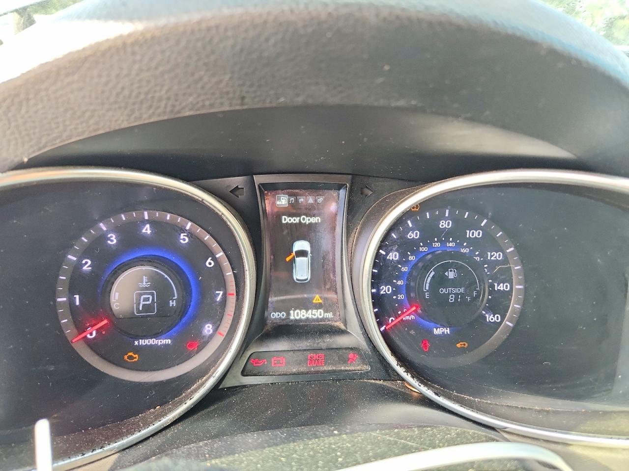 2013 Hyundai Santa Fe Sport 2.4l Серый vin: 5XYZU3LB4DG108311