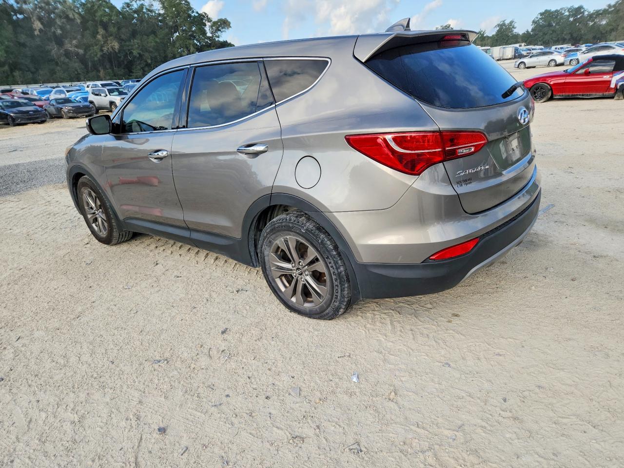 2013 Hyundai Santa Fe Sport 2.4l Серый vin: 5XYZU3LB4DG108311