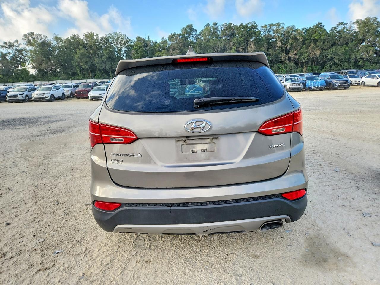 2013 Hyundai Santa Fe Sport 2.4l Серый vin: 5XYZU3LB4DG108311