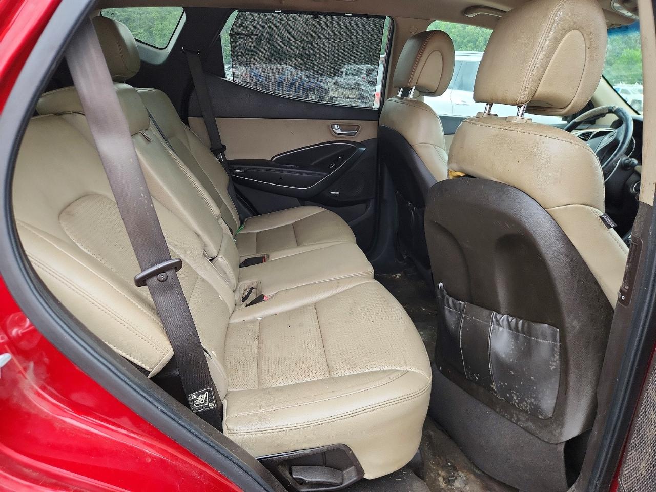2013 Hyundai Santa Fe Sport 2.4l Red vin: 5XYZU3LB4DG110656