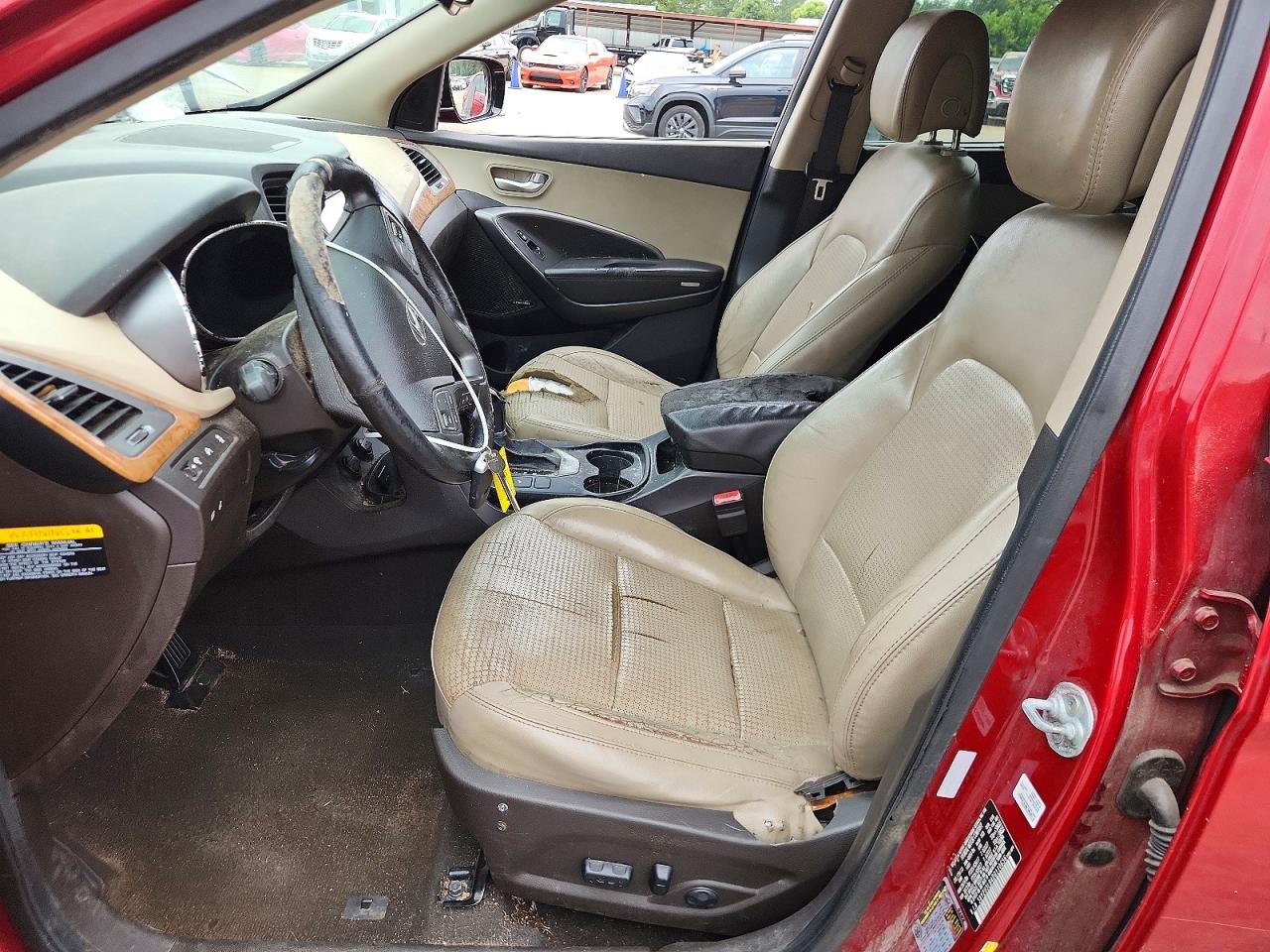 2013 Hyundai Santa Fe Sport 2.4l Red vin: 5XYZU3LB4DG110656
