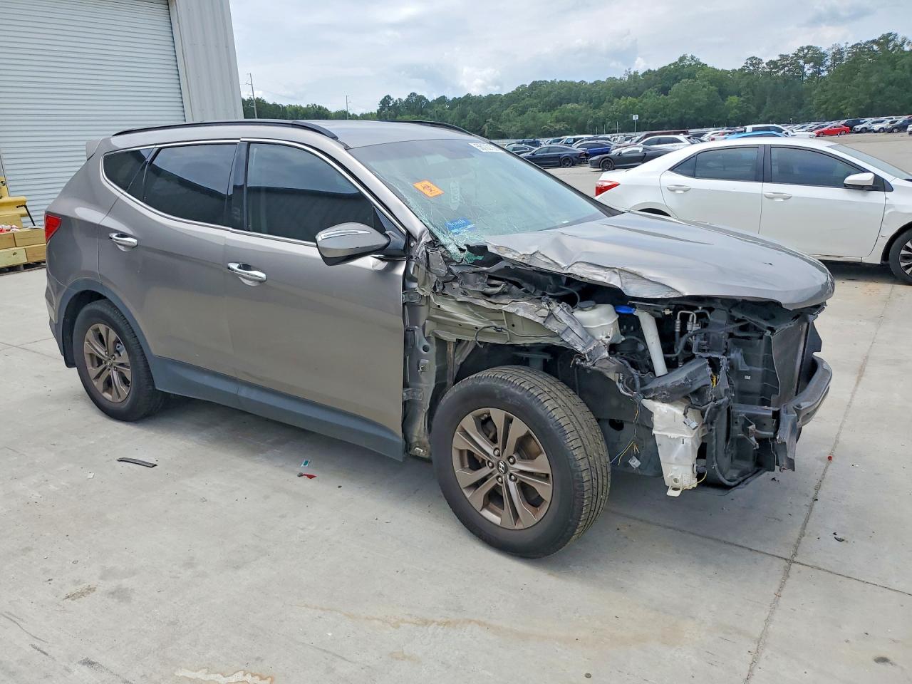 2013 Hyundai Santa Fe Sport 2.4l Gray vin: 5XYZU3LB4DG110995
