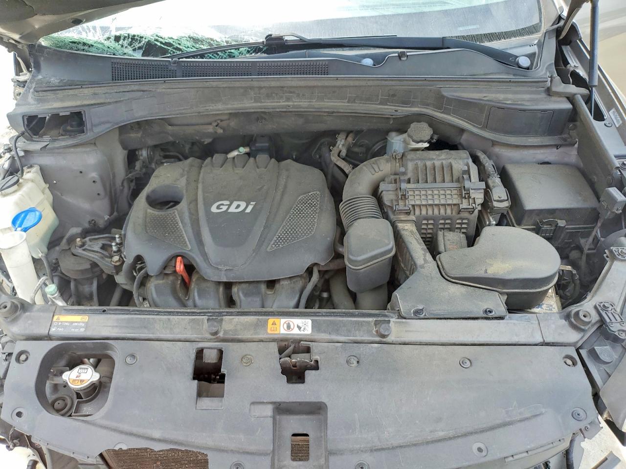 2013 Hyundai Santa Fe Sport 2.4l Gray vin: 5XYZU3LB4DG110995