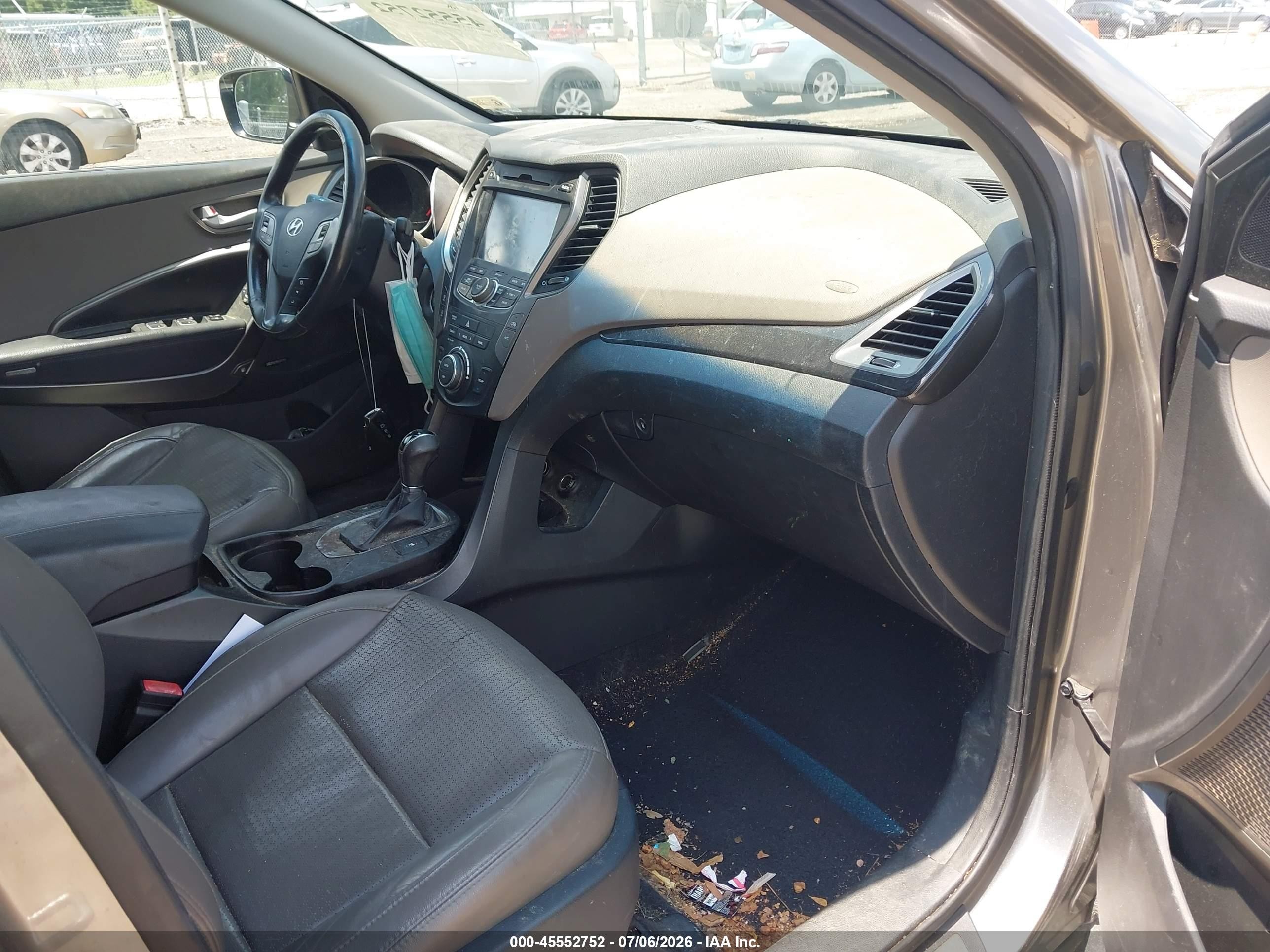 2014 Hyundai Santa Fe Sport 2.4l Gray vin: 5XYZU3LB4EG128530