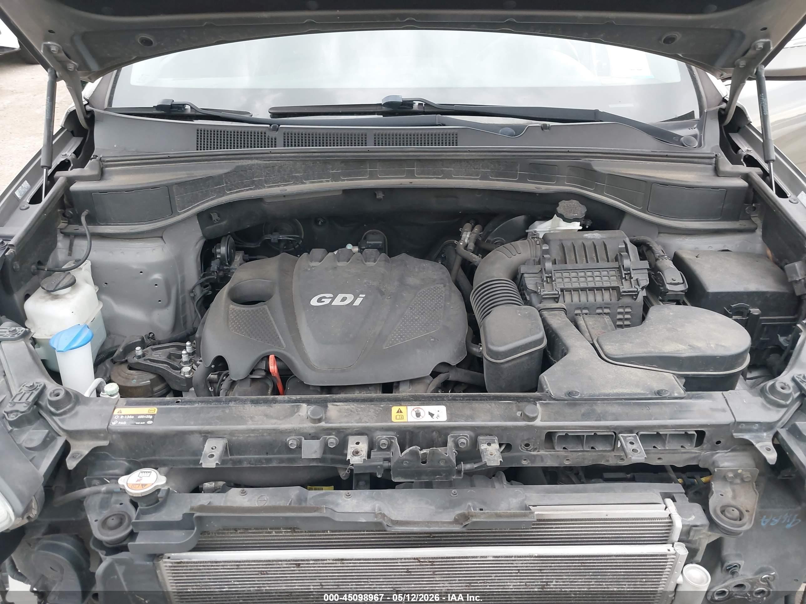 2014 Hyundai Santa Fe Sport 2.4l Gray vin: 5XYZU3LB4EG128706