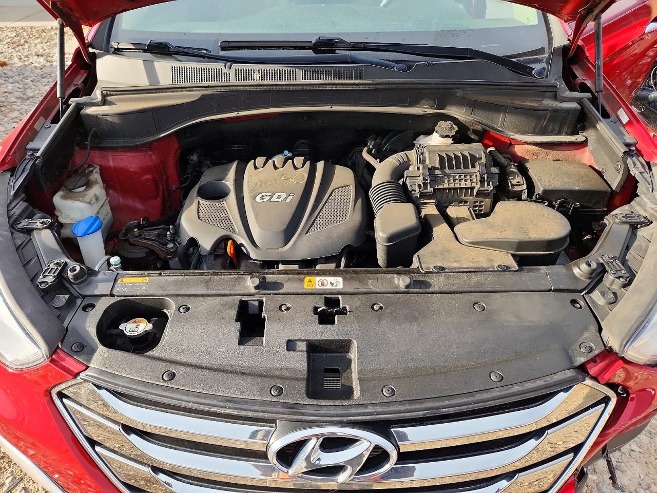 2014 Hyundai Santa Fe Sport 2.4l Red vin: 5XYZU3LB4EG131265