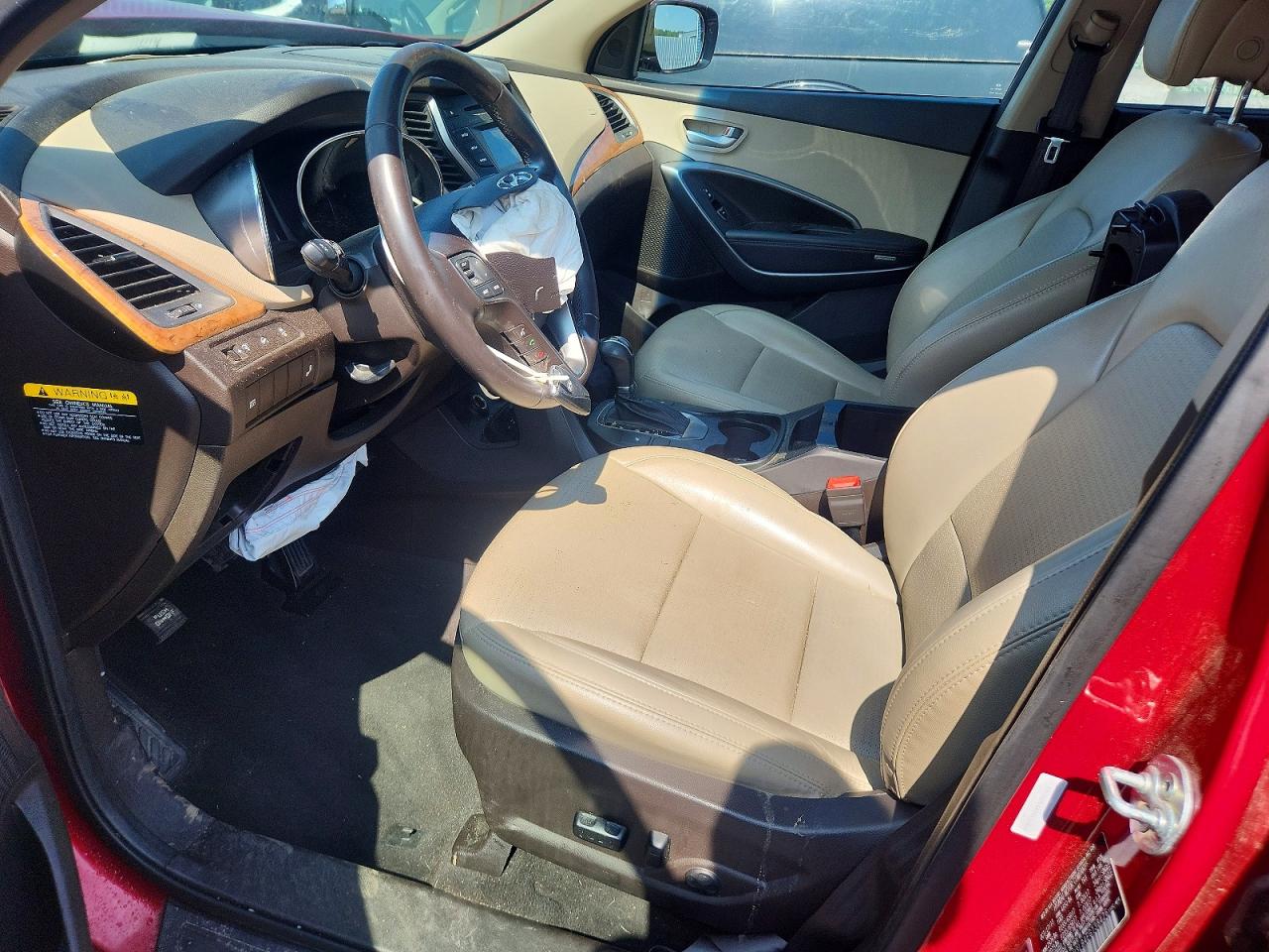 2014 Hyundai Santa Fe Sport 2.4l Red vin: 5XYZU3LB4EG138426