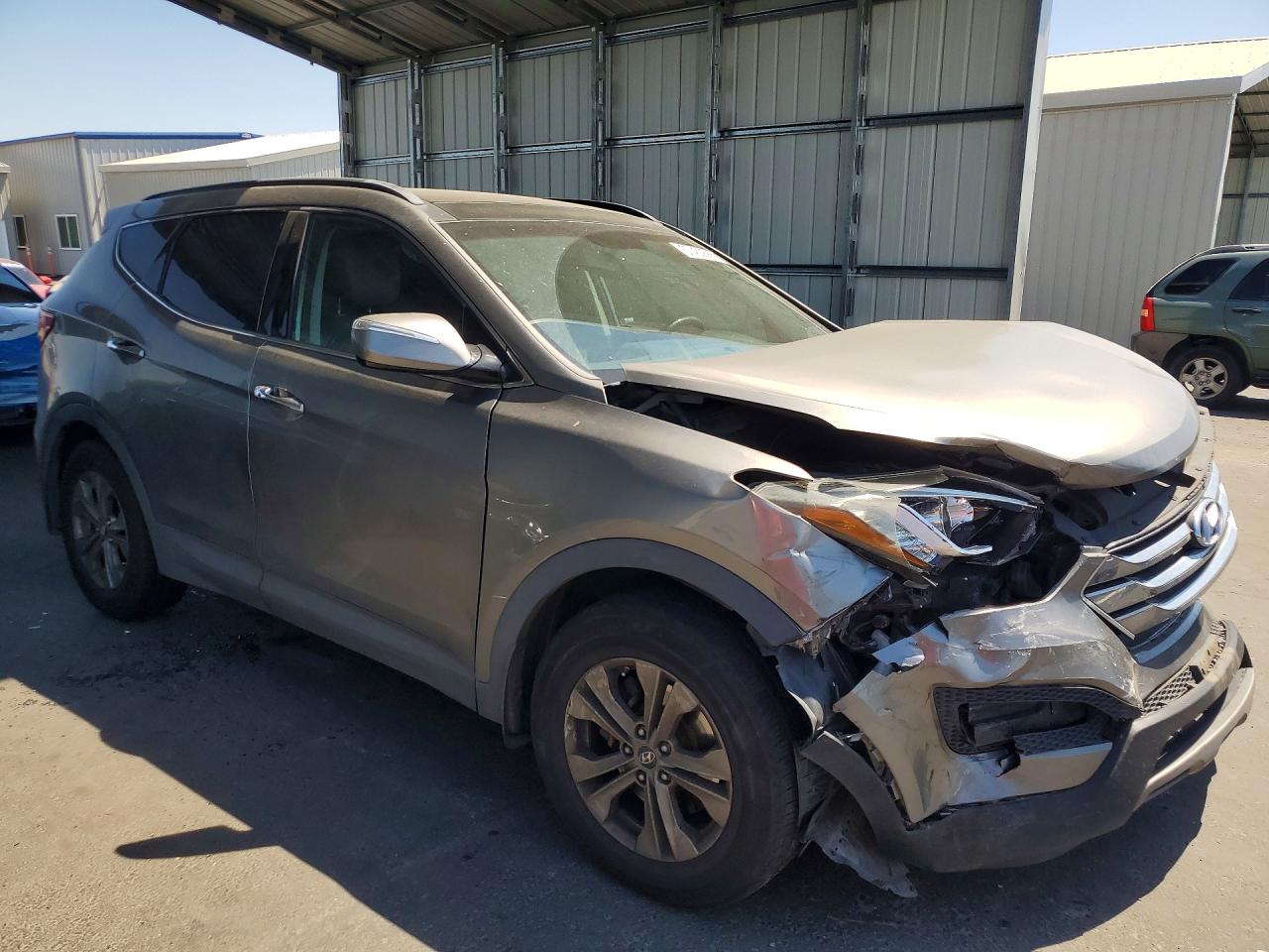 2014 Hyundai Santa Fe Sport 2.4l Silver vin: 5XYZU3LB4EG142511