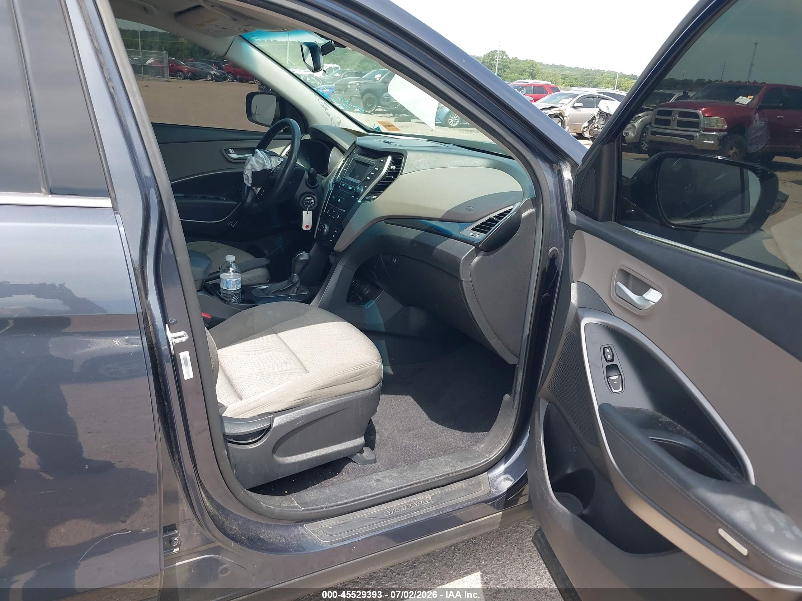 2014 Hyundai Santa Fe Sport 2.4l Gray vin: 5XYZU3LB4EG156960