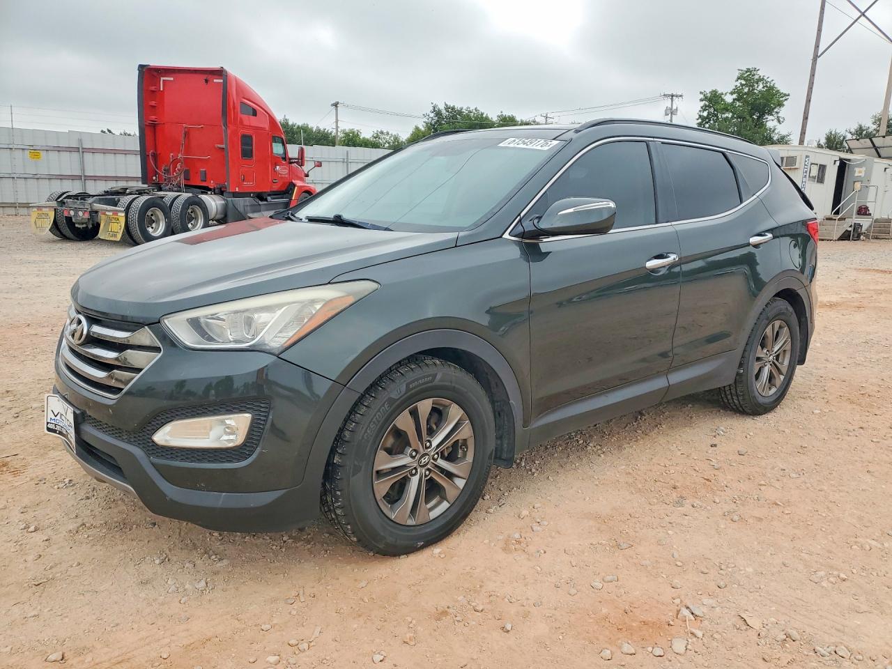 2014 Hyundai Santa Fe Sport 2.4l Gray vin: 5XYZU3LB4EG172088