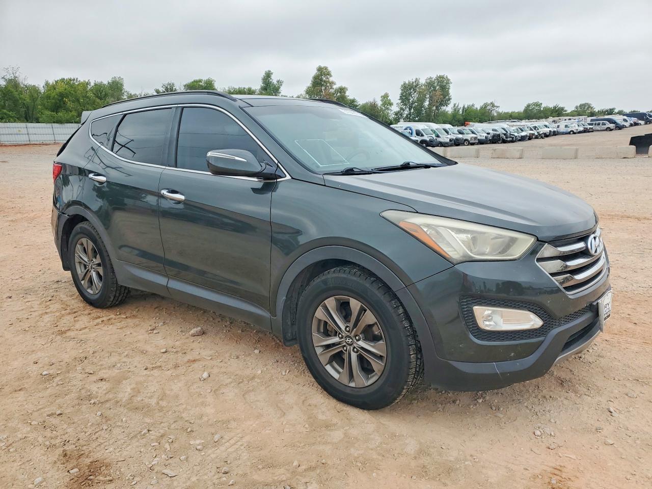 2014 Hyundai Santa Fe Sport 2.4l Gray vin: 5XYZU3LB4EG172088
