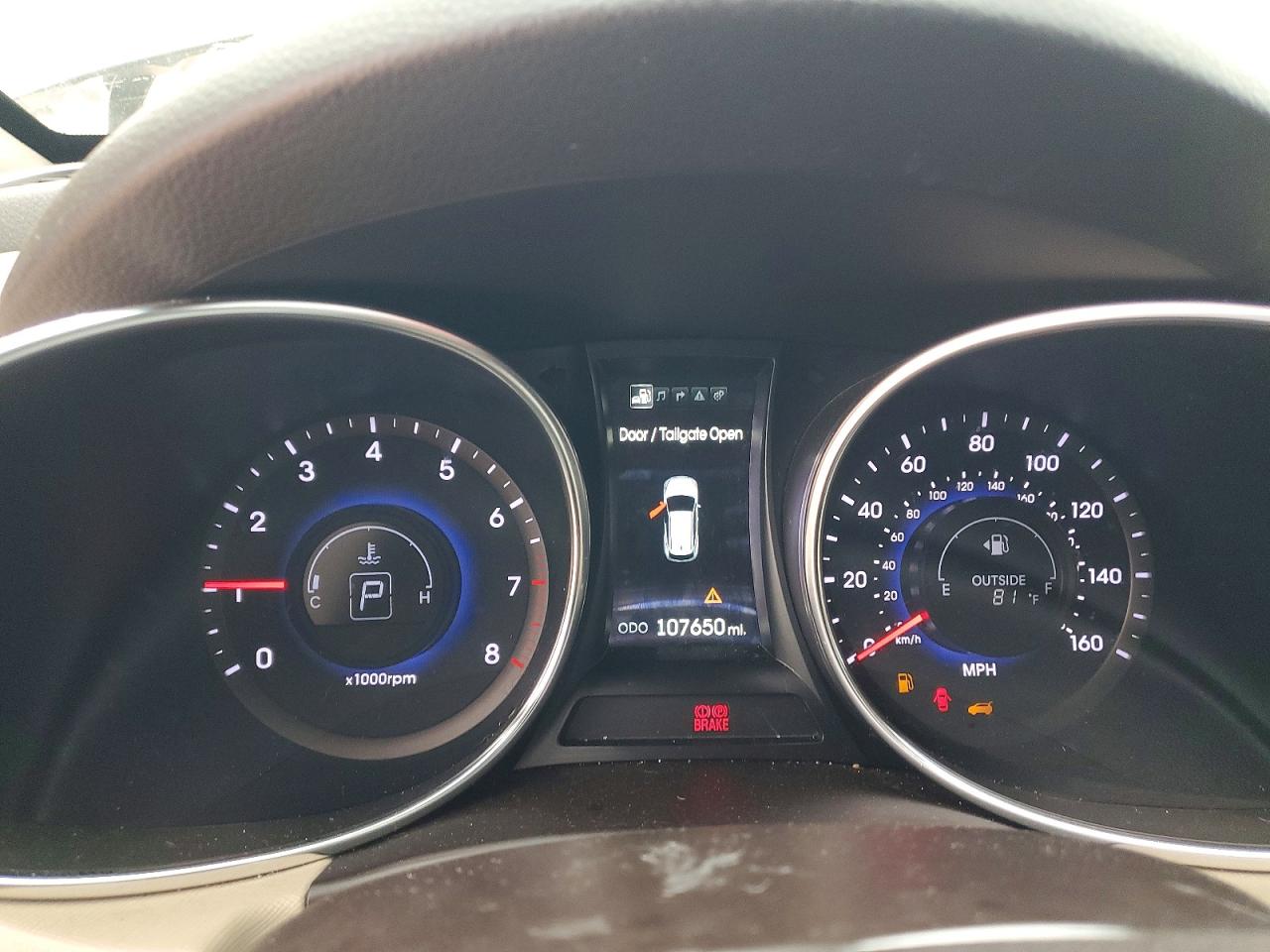 2014 Hyundai Santa Fe Sport 2.4l Gray vin: 5XYZU3LB4EG172088