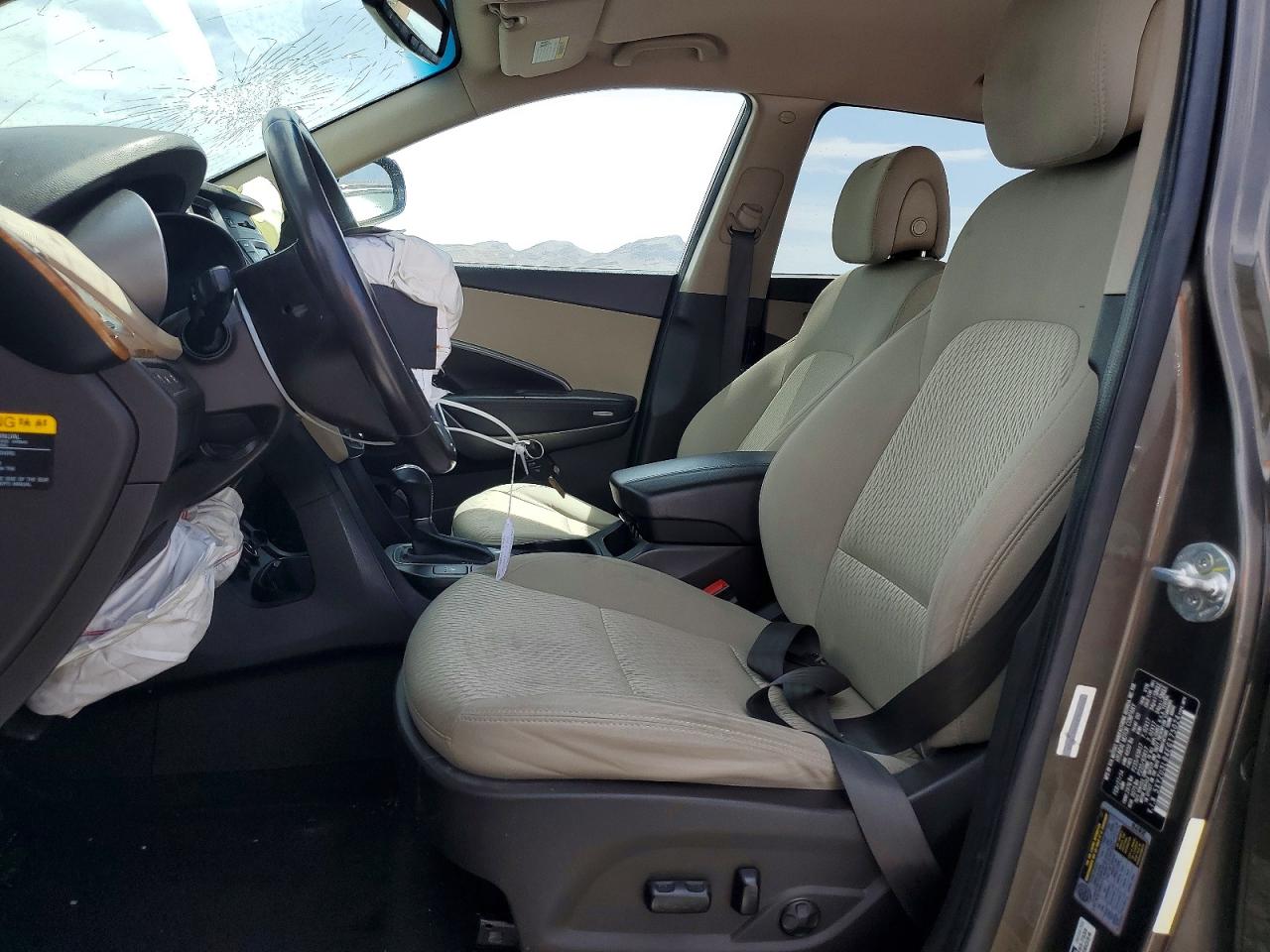 2014 Hyun Santa Fe Серый vin: 5XYZU3LB4EG175024