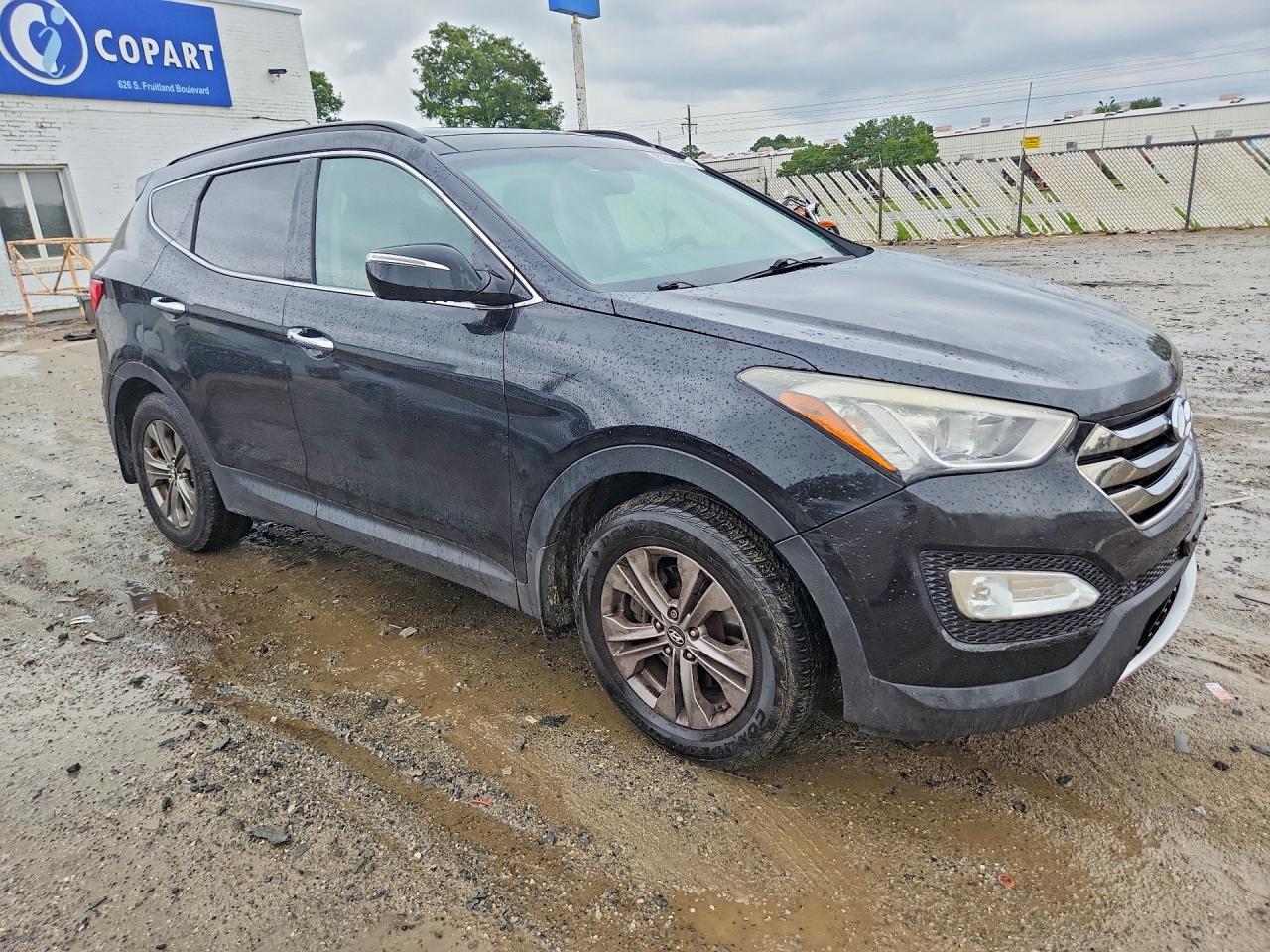 2014 Hyundai Santa Fe Sport 2.4l Black vin: 5XYZU3LB4EG178831