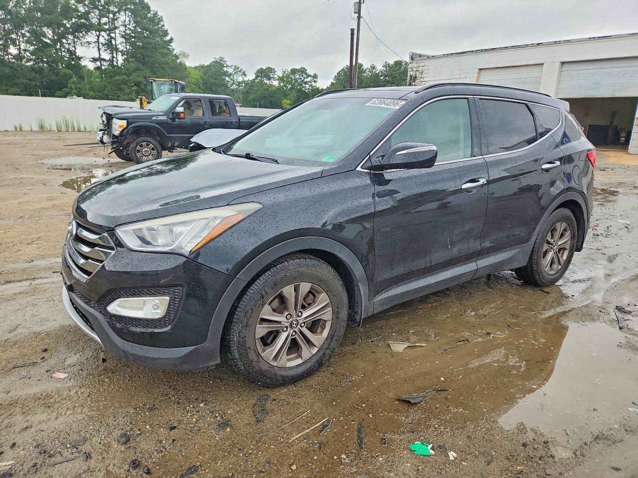 2014 Hyundai Santa Fe Sport 2.4l Black vin: 5XYZU3LB4EG178831