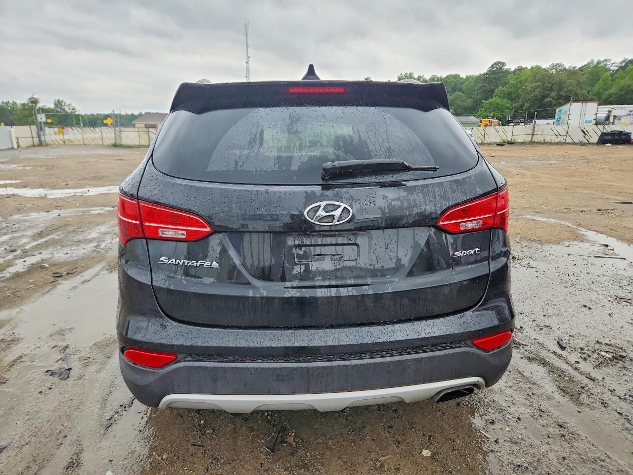 2014 Hyundai Santa Fe Sport 2.4l Black vin: 5XYZU3LB4EG178831