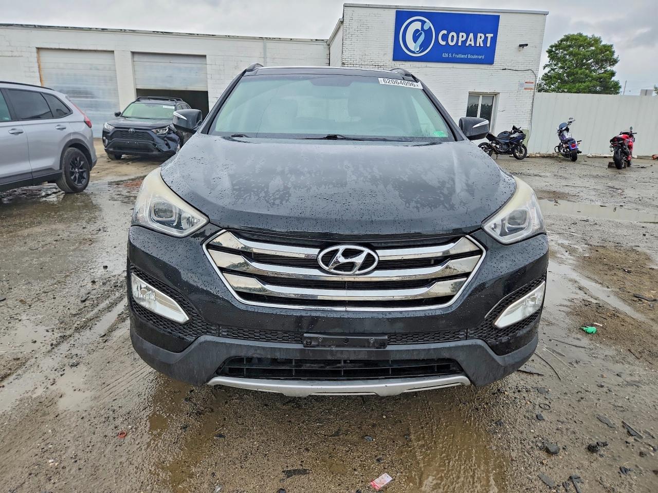 2014 Hyundai Santa Fe Sport 2.4l Black vin: 5XYZU3LB4EG178831