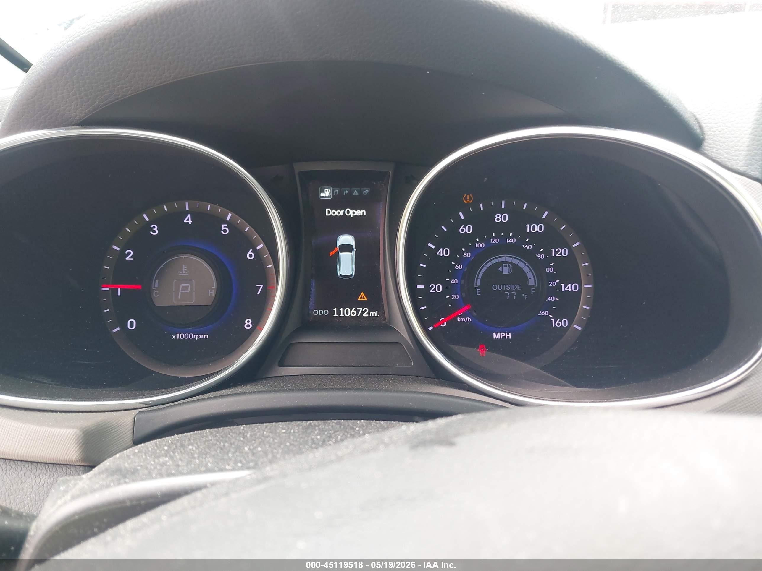 2014 Hyundai Santa Fe Sport 2.4l Dark Blue vin: 5XYZU3LB4EG186833