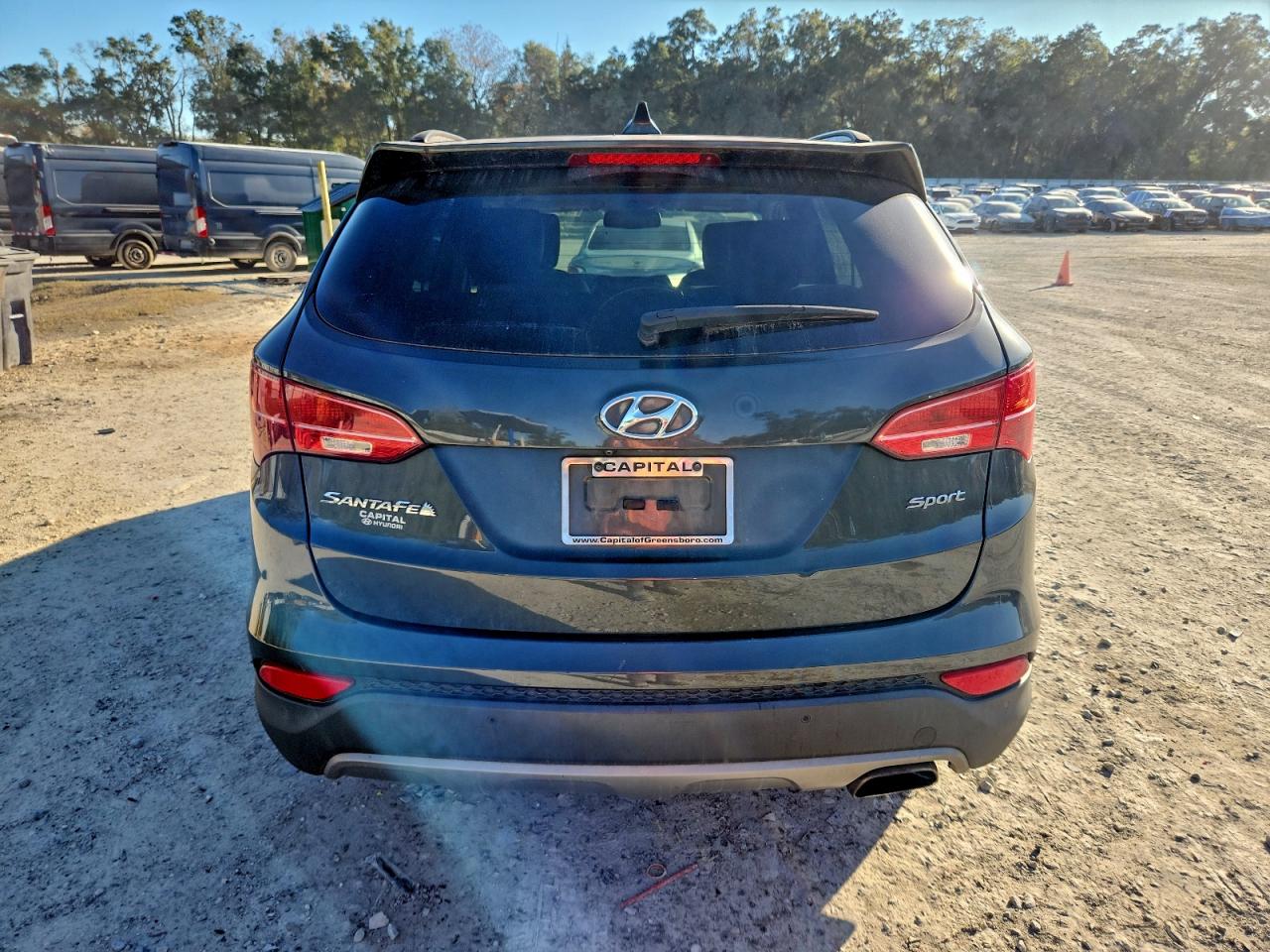 2014 Hyundai Santa Fe Sport Green vin: 5XYZU3LB4EG194138
