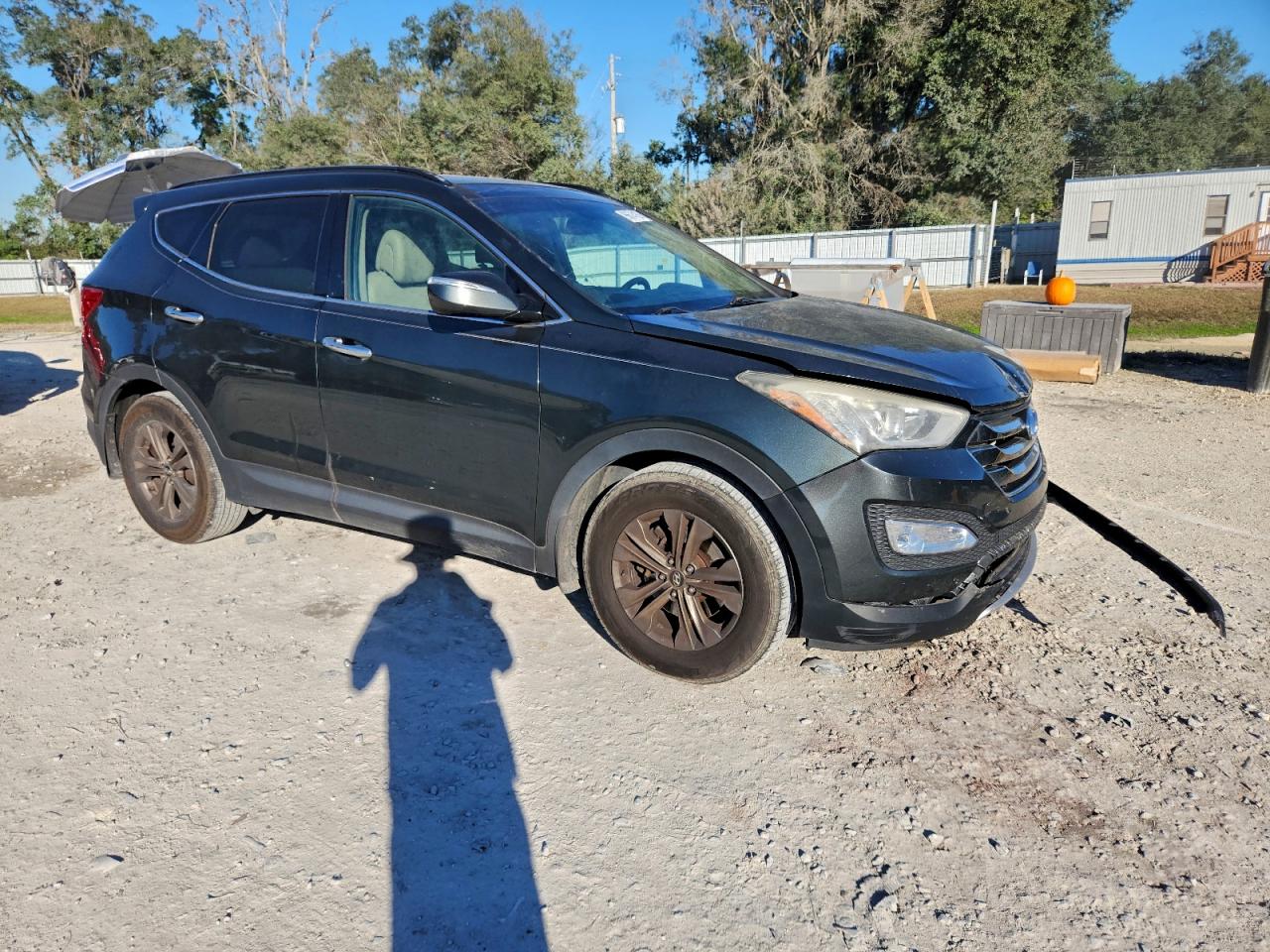 2014 Hyundai Santa Fe Sport Green vin: 5XYZU3LB4EG194138