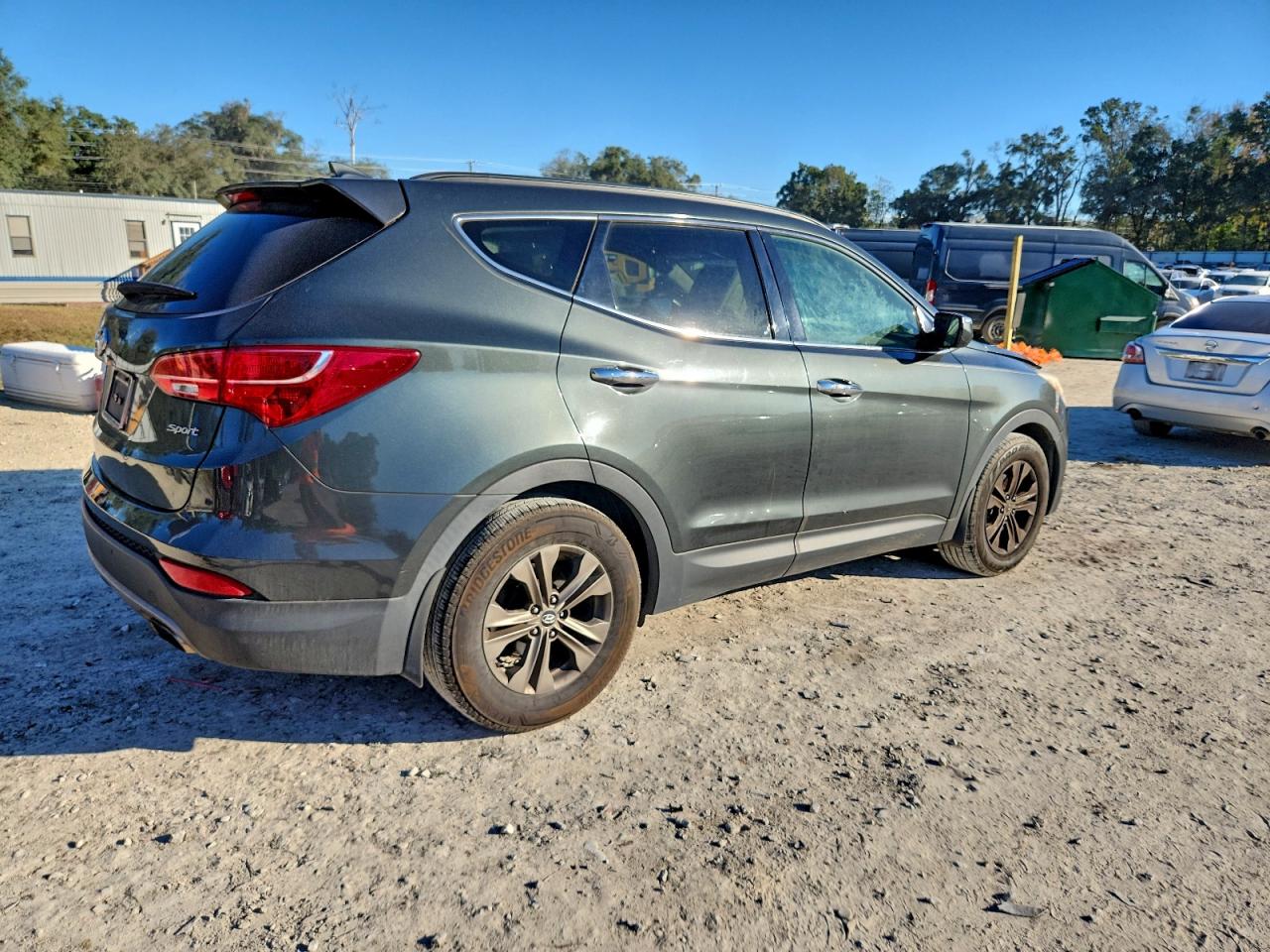 2014 Hyundai Santa Fe Sport Green vin: 5XYZU3LB4EG194138