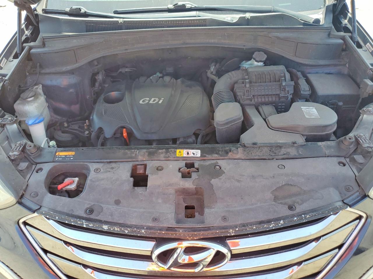 2014 Hyundai Santa Fe Sport 2.4l Blue vin: 5XYZU3LB4EG195645