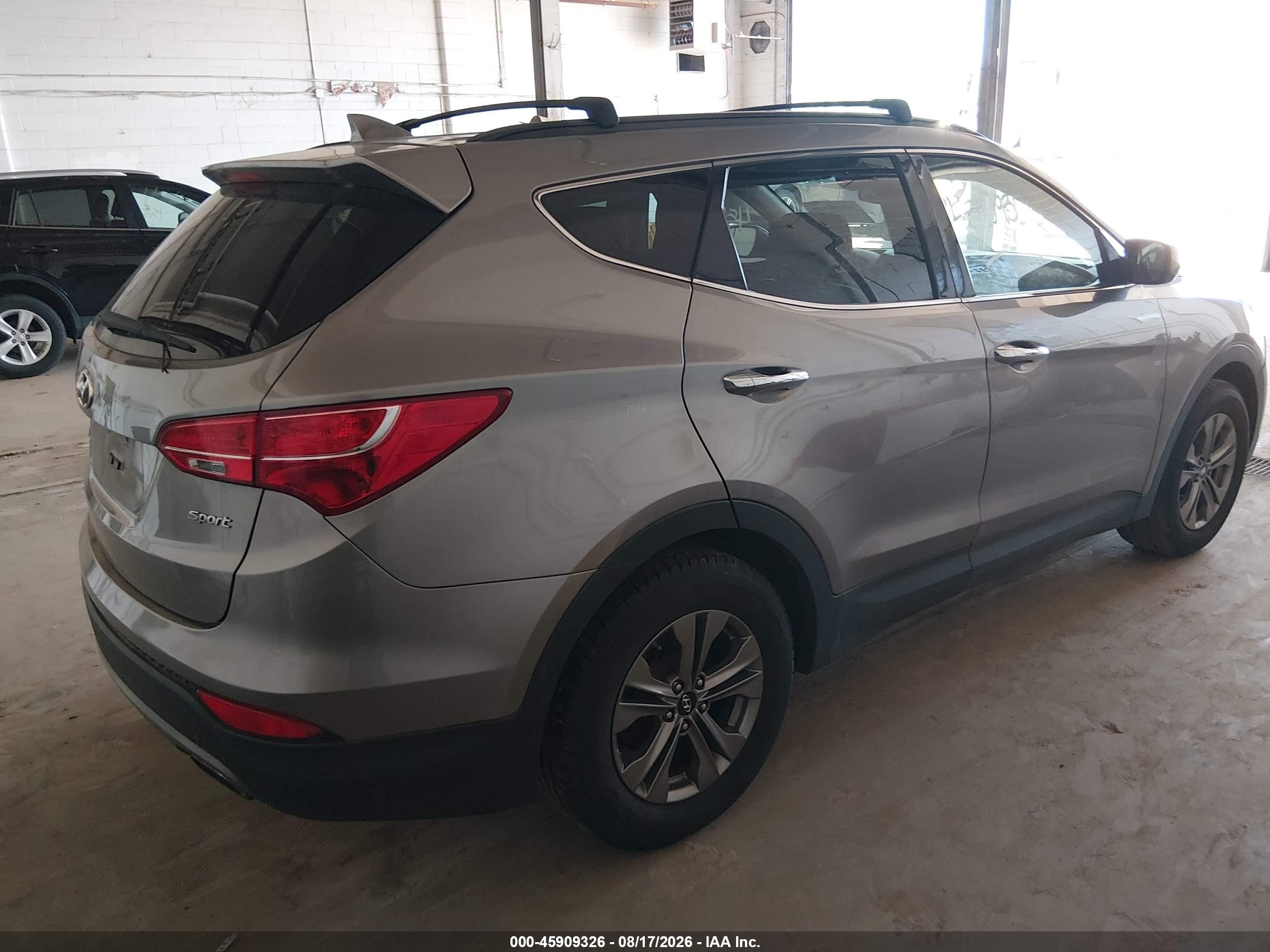 2015 Hyundai Santa Fe Sport 2.4l Серый vin: 5XYZU3LB4FG248037
